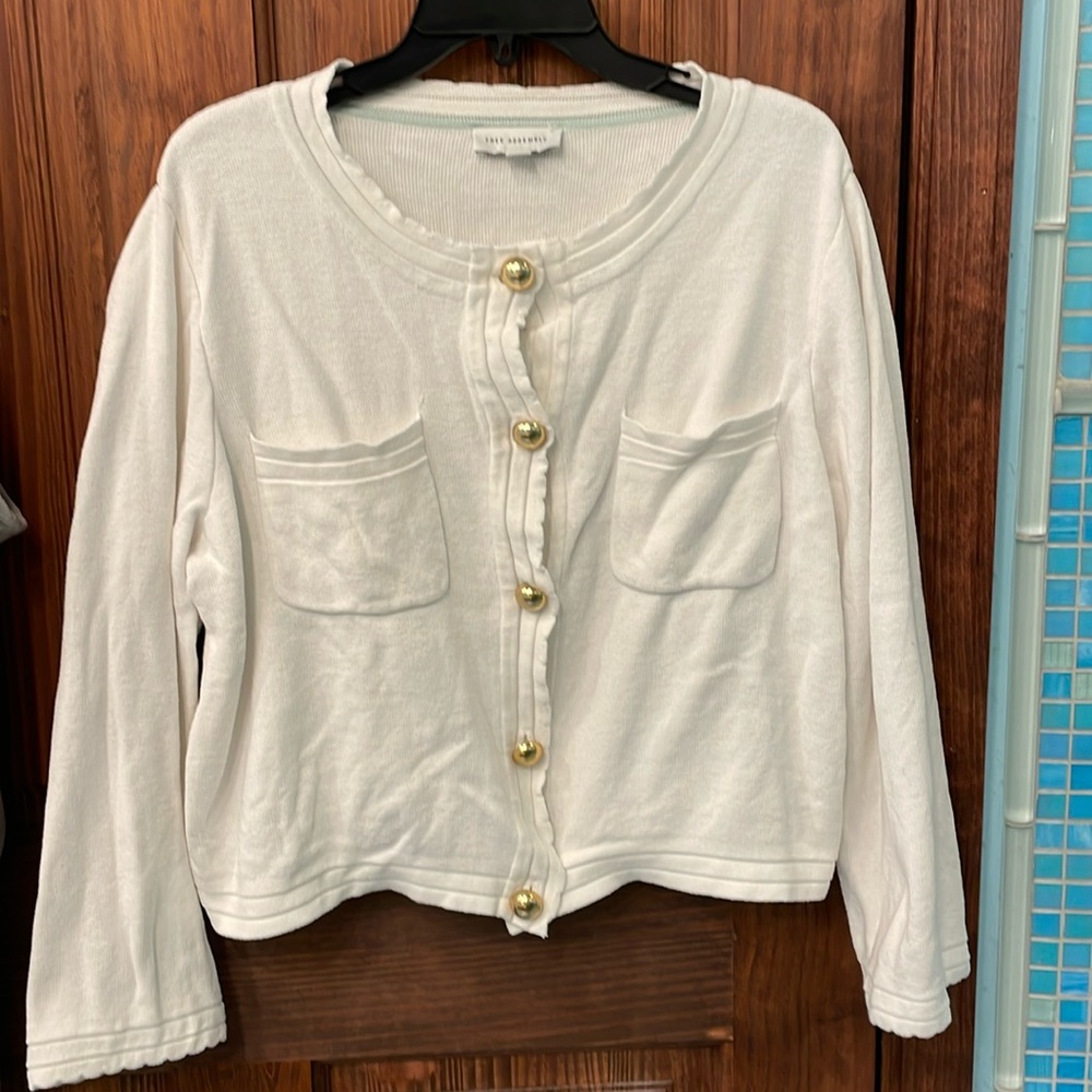 White Cardigan